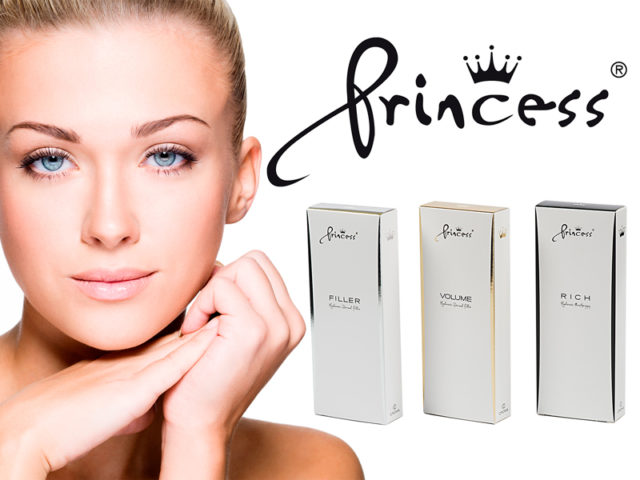 Филлеры Princess Filler, Princess Volume, и биоревитализант Princess Rich